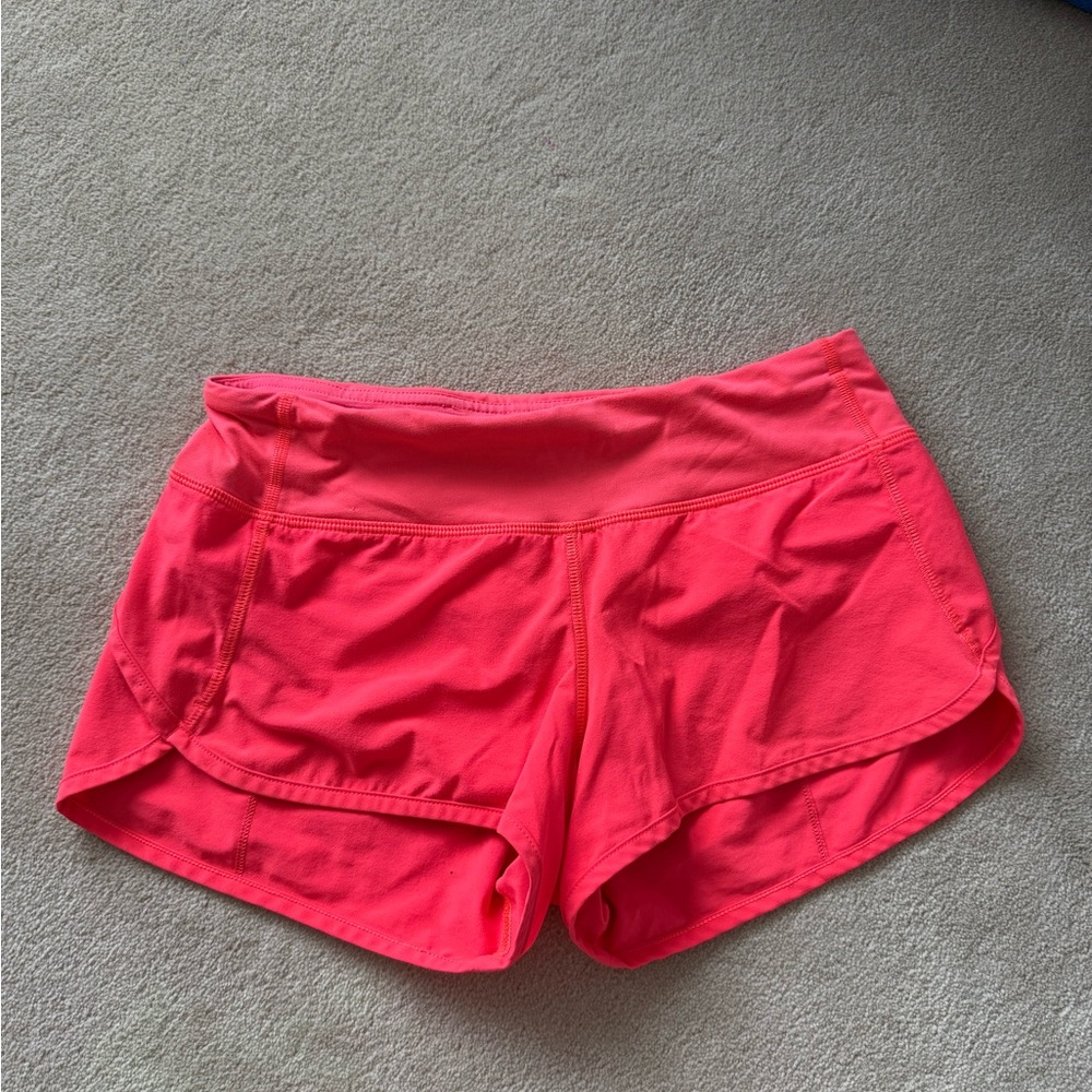 Lululemon Hot Pink Speed Up Shorts